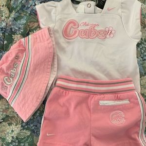 SOLD Nike Chicago Cubs Baby Girl/Toddler Outfit, 12 Months